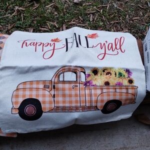 Fall pillow set of 3 Cover